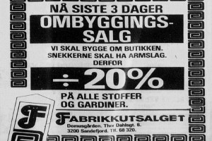 Bilde av Fabrikkutsalget